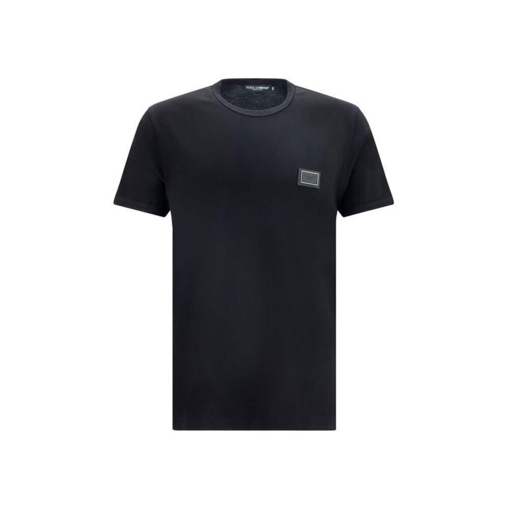 Dolce & Gabbana Black Cotton Men's T-Shirt